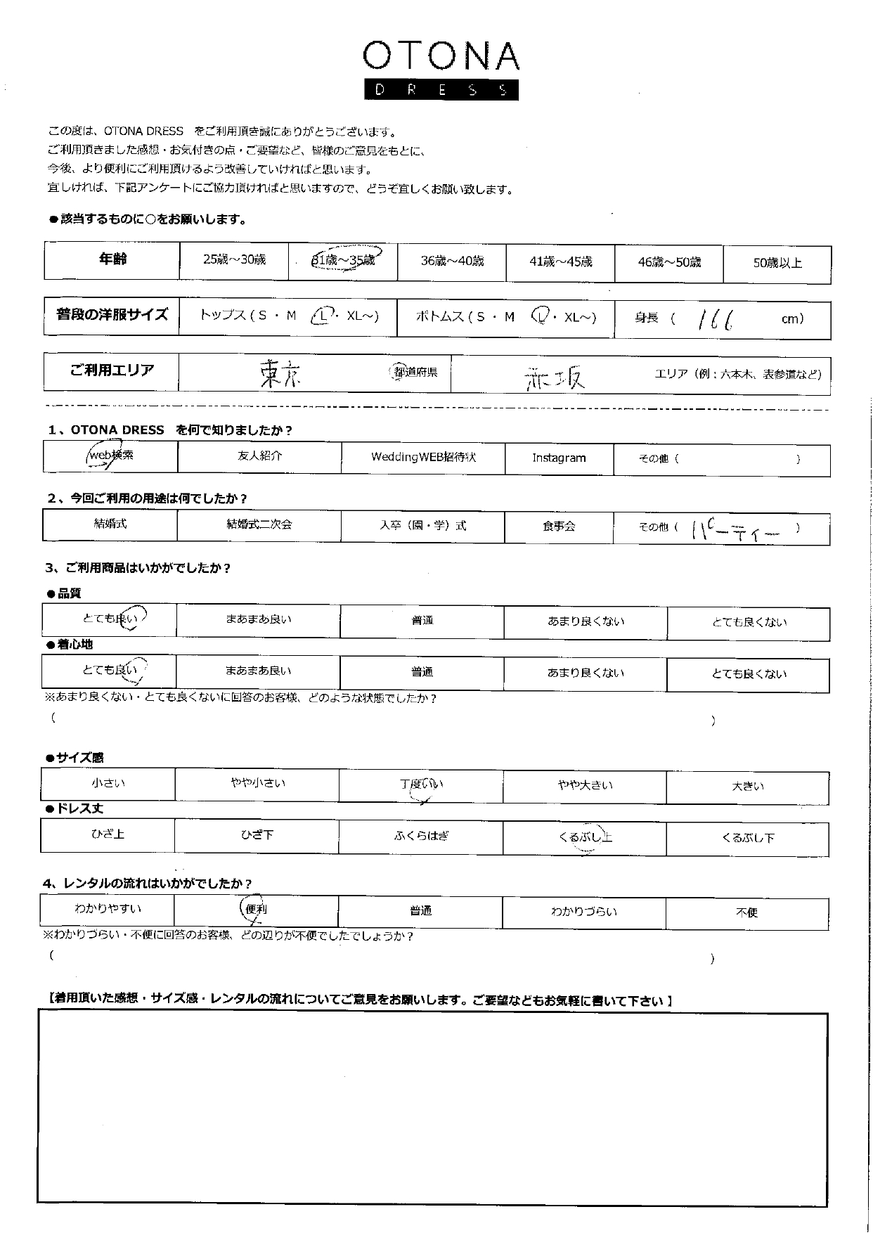 12/20結婚式ご利用　東京・赤坂エリア