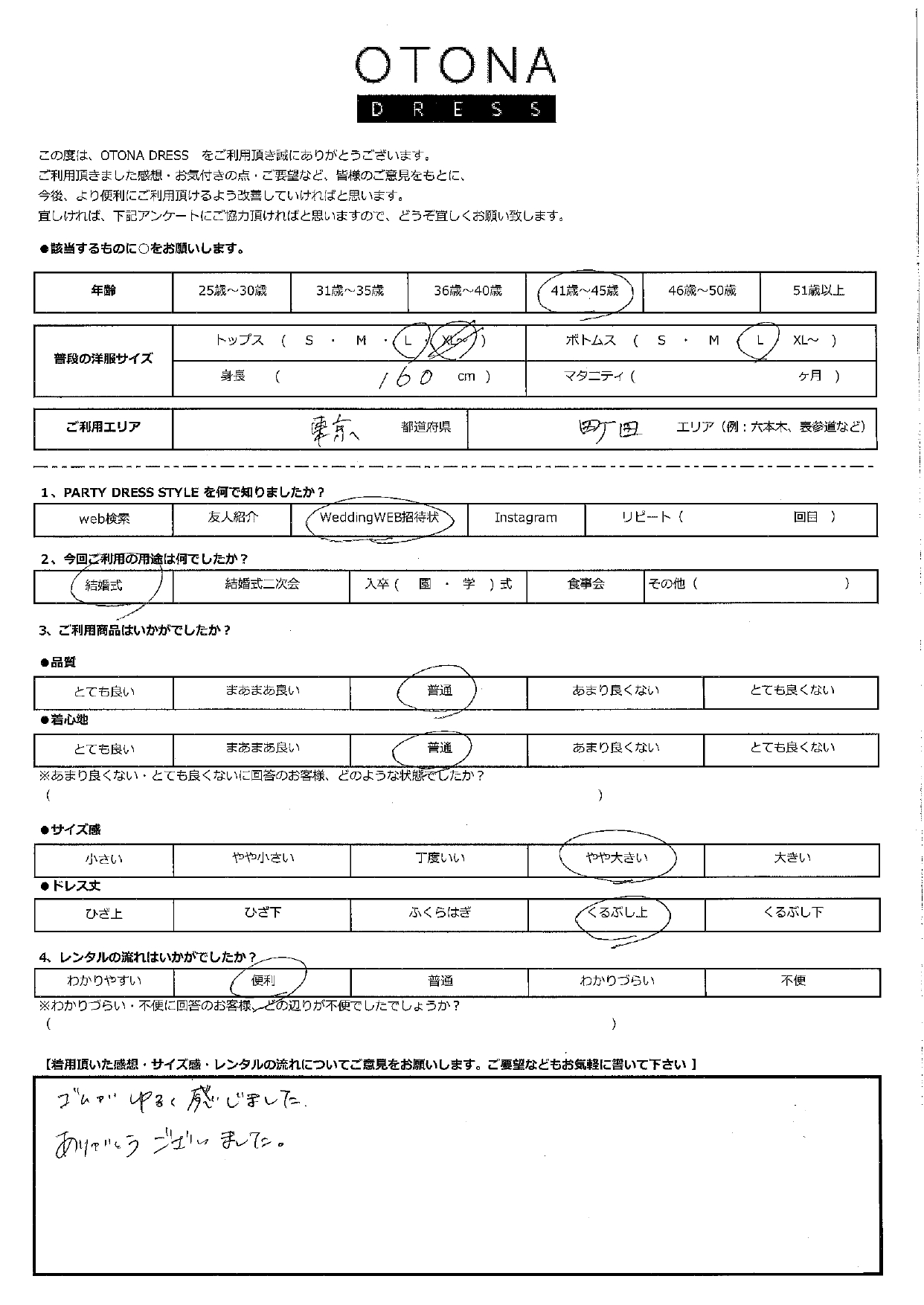 9/18　結婚式ご利用　東京・町田エリア