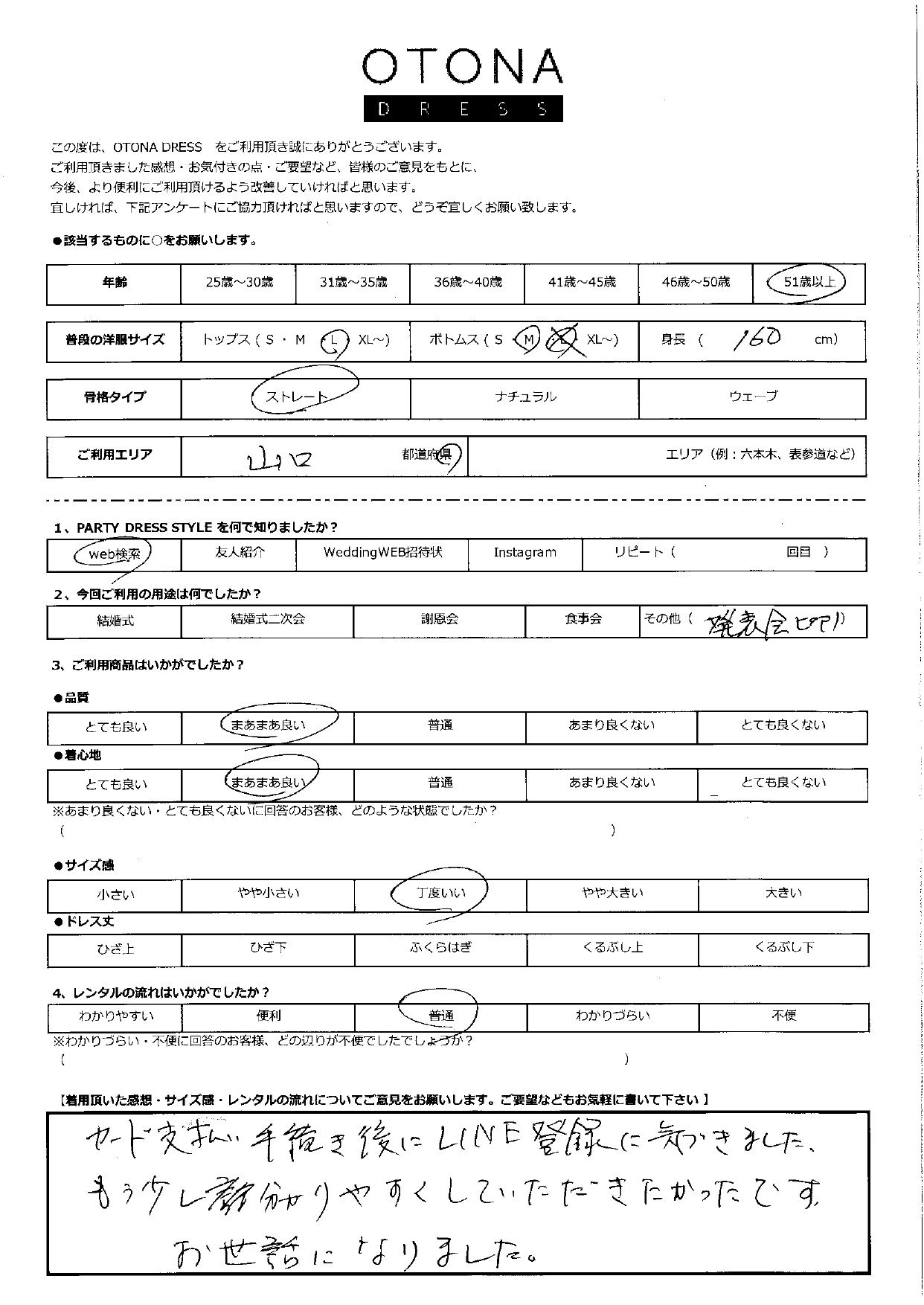 7月28日　ピアノ発表会ご利用　山口エリア