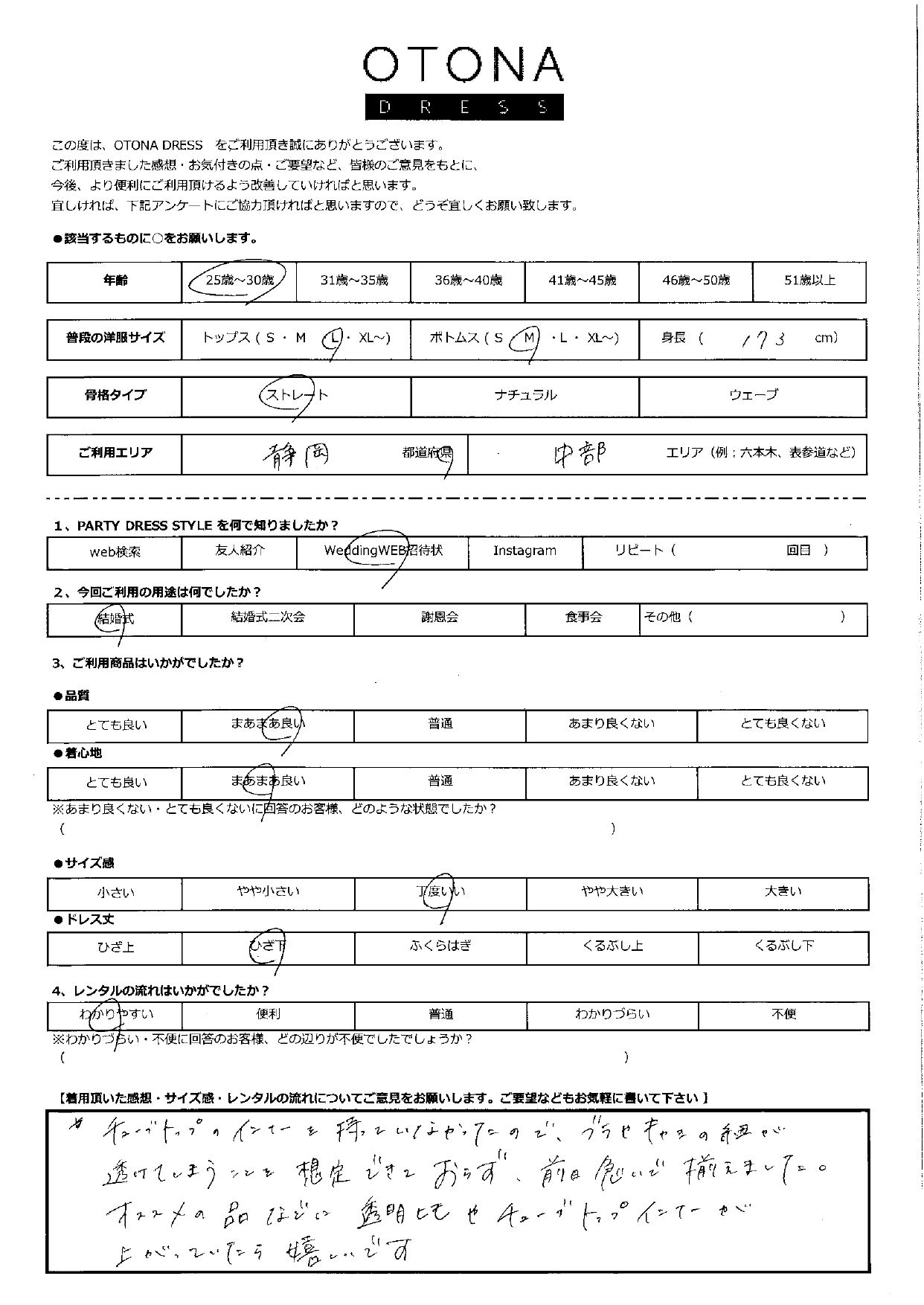 9月14日 結婚式ご利用 静岡エリア