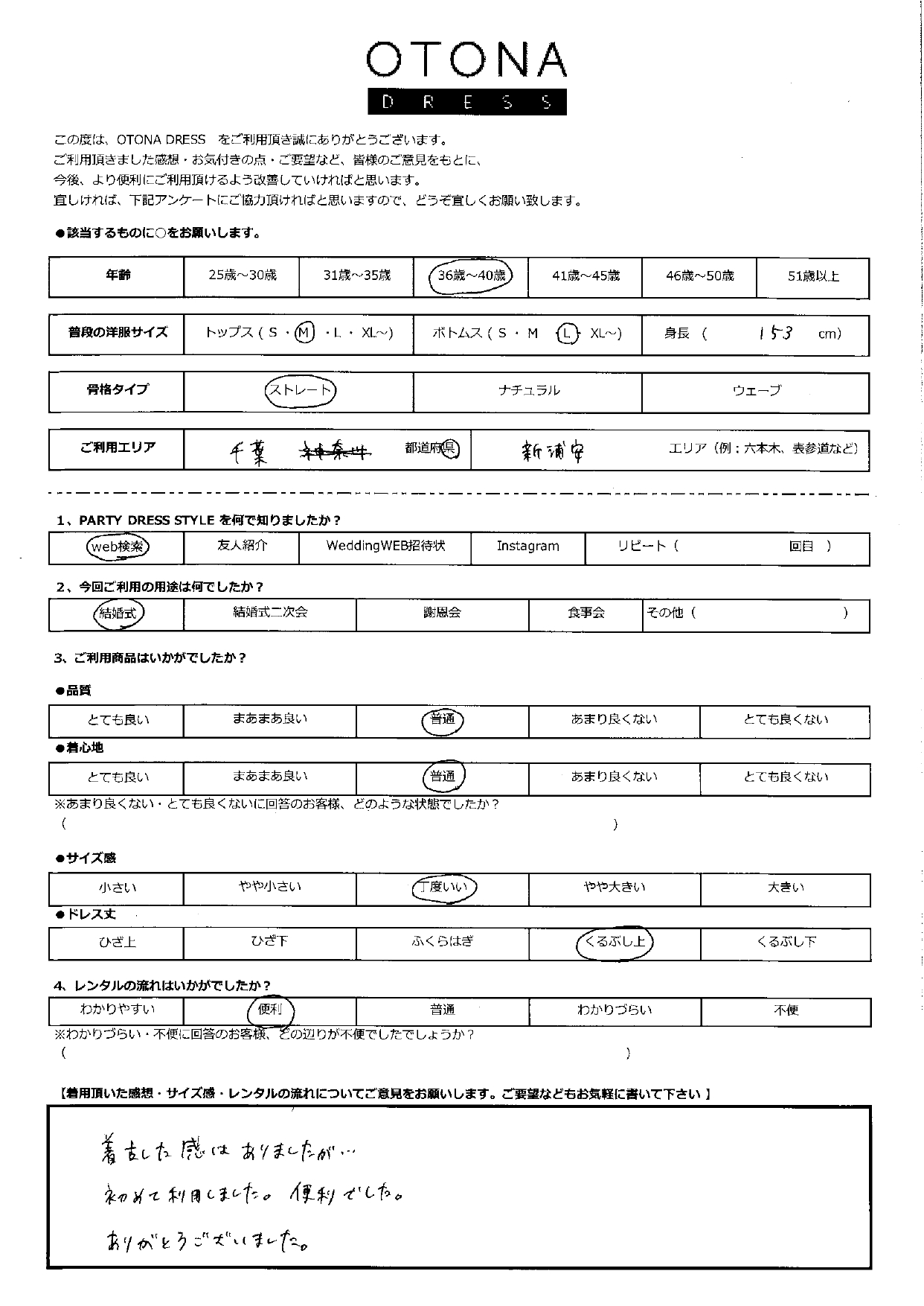 9月28日　結婚式ご利用　千葉エリア