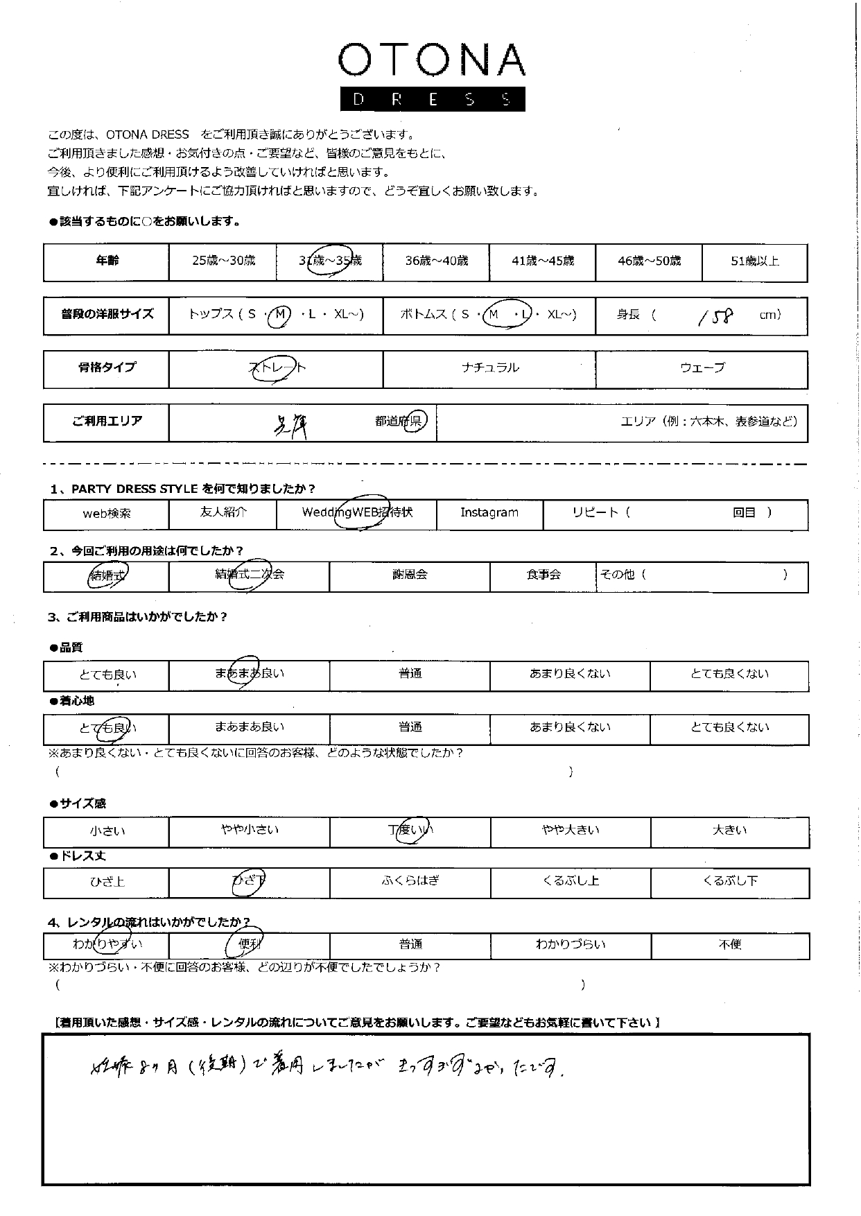 9月21日　結婚式ご利用　兵庫エリア