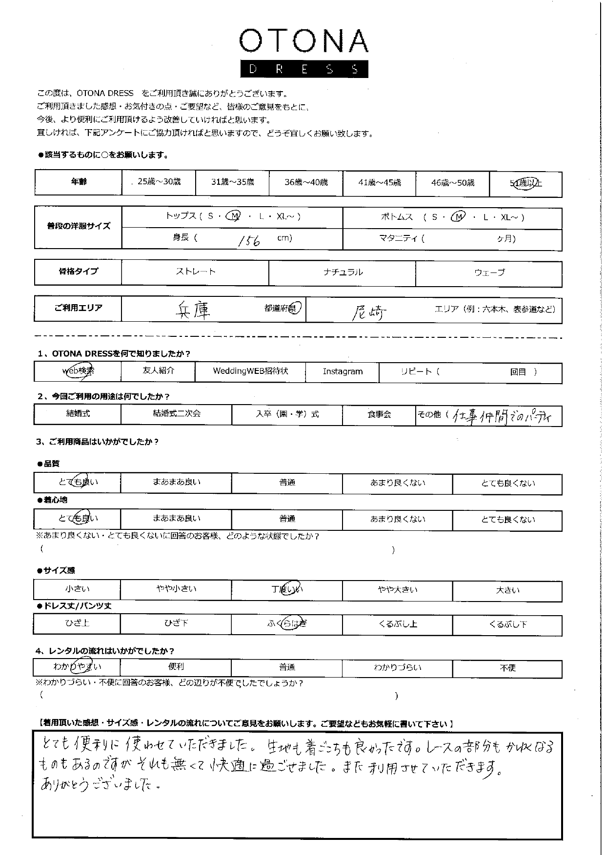 12月6日　パーティご利用　兵庫・尼崎エリア