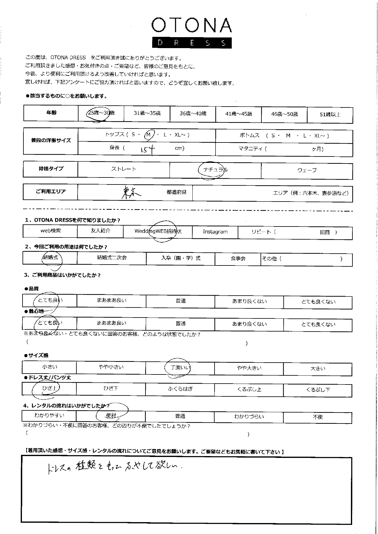 2月8日　結婚式ご利用　東京エリア