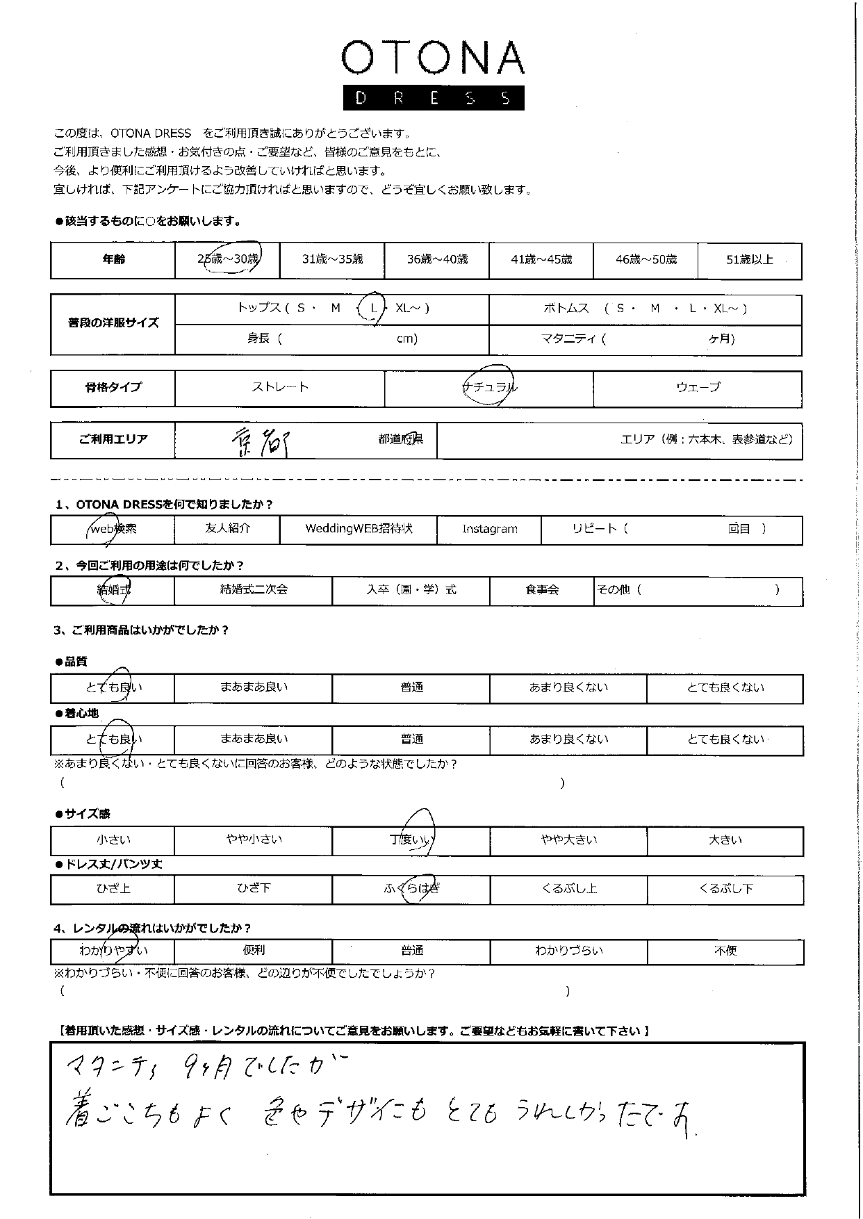 2月22日　結婚式ご利用　京都エリア