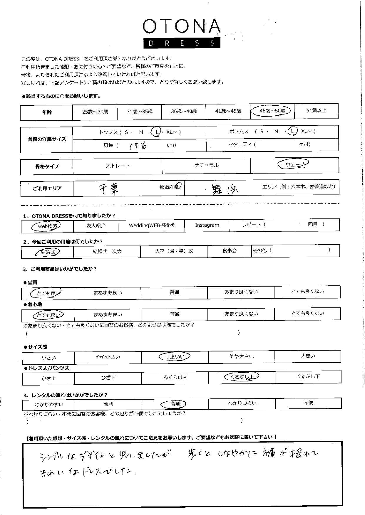 5月3日　結婚式ご利用　千葉・舞浜エリア