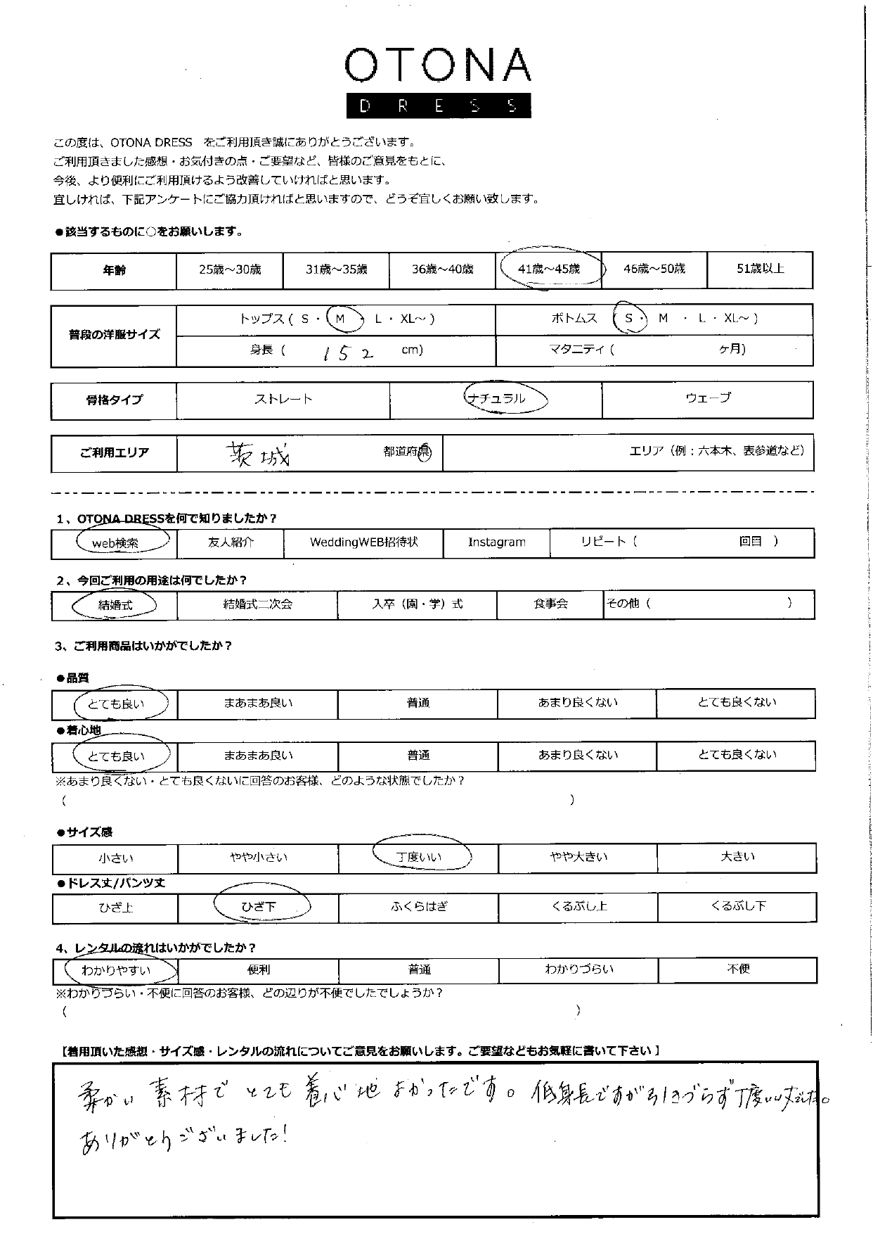 5月11日　結婚式ご利用　茨城エリア