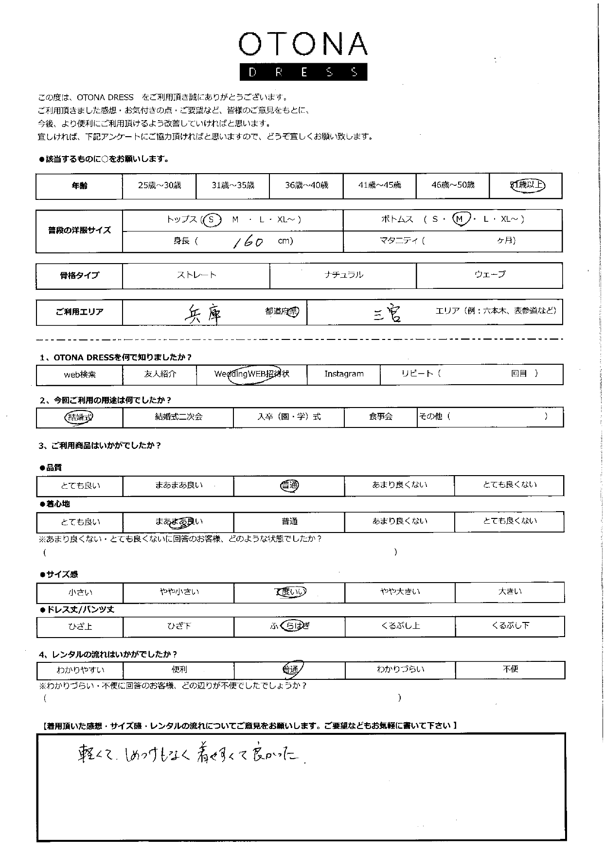 5月24日　結婚式ご利用　兵庫・三宮エリア