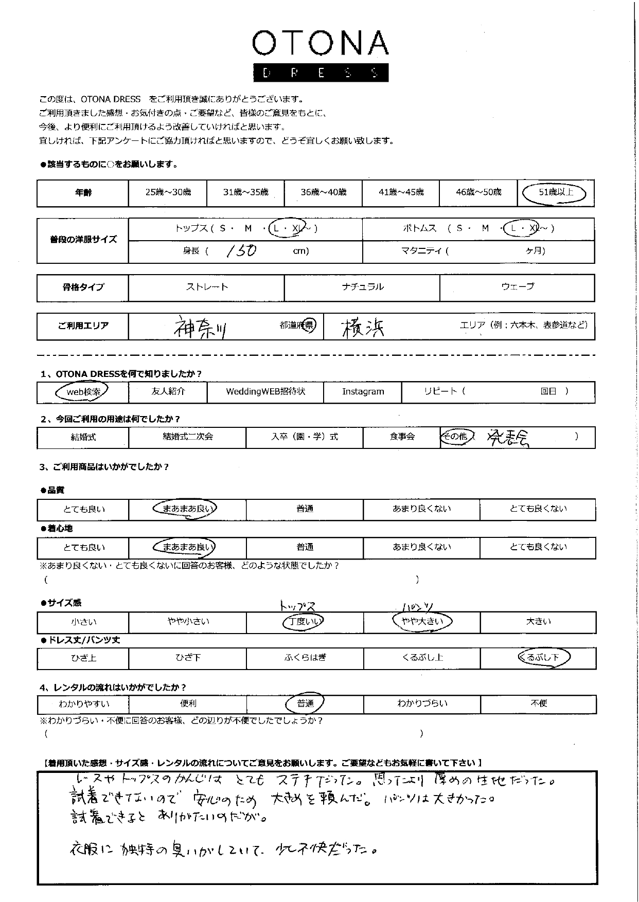 6月28日　発表会ご利用　神奈川・横浜エリア｜H3-431GRE-XL (ドレス単品)