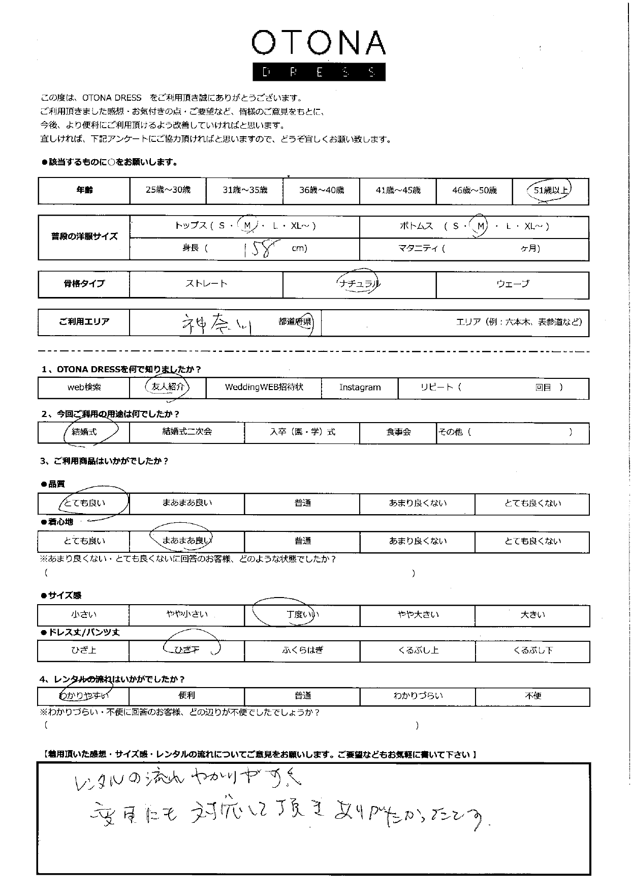 8月24日　結婚式ご利用　神奈川エリア｜CR1-337NA-M（3点セット）