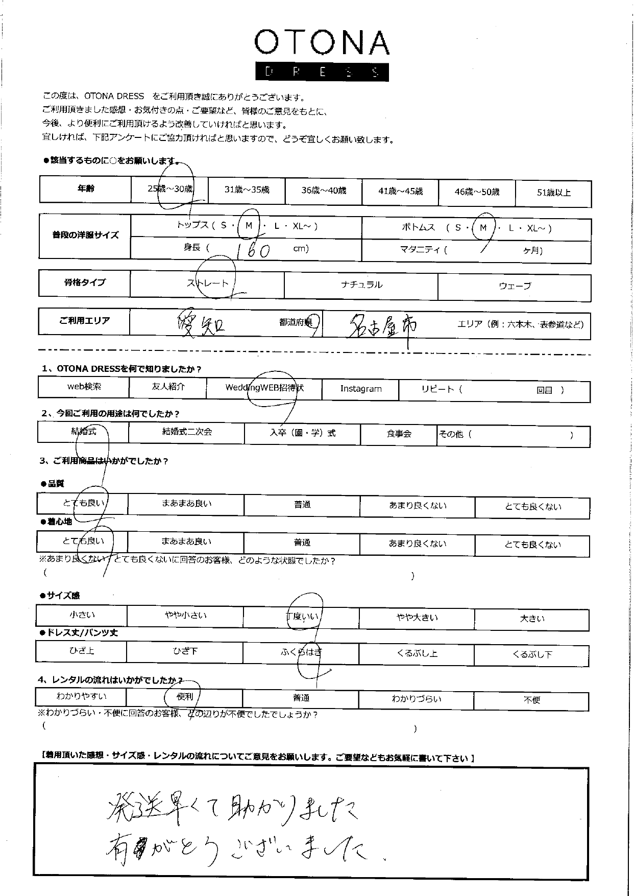 11月14日 結婚式ご利用 愛知・名古屋エリア|CR1-462BE-L(ドレス単品)