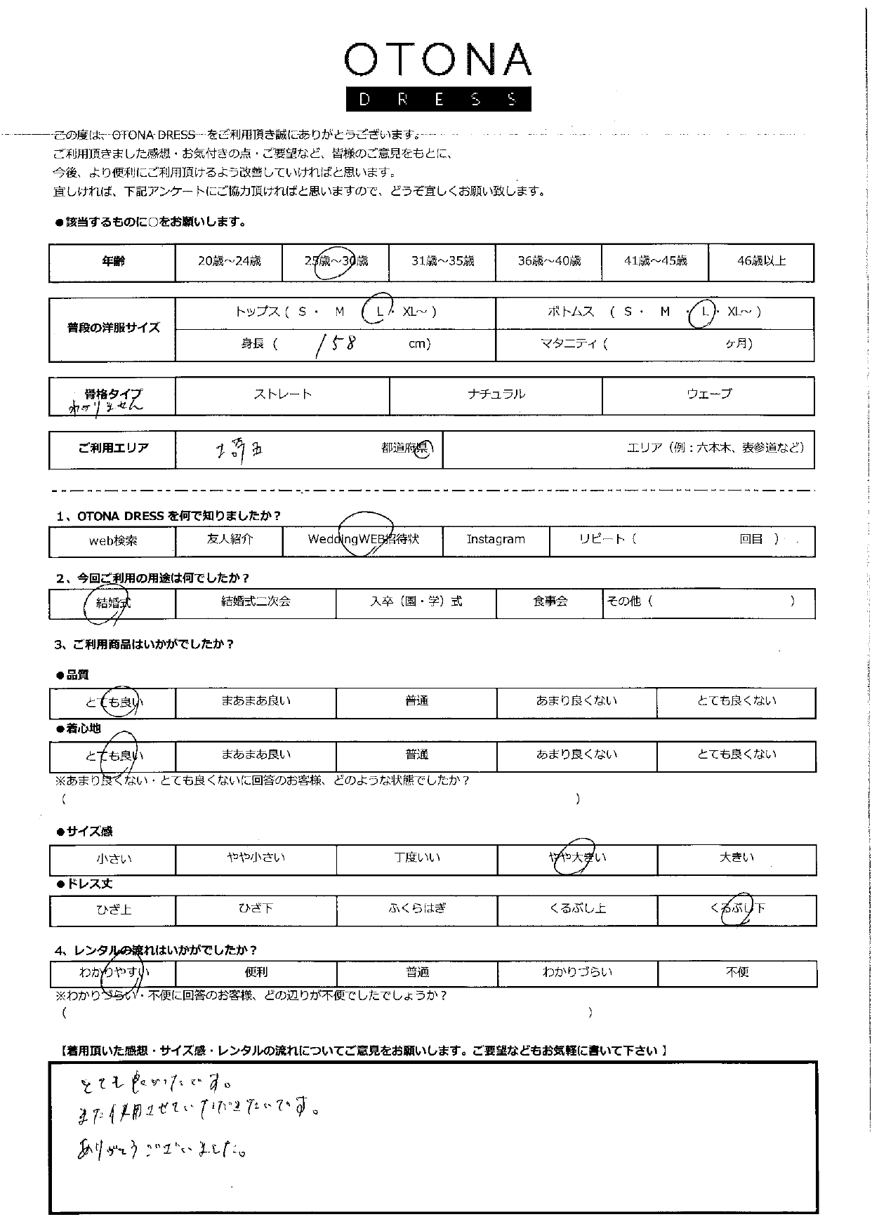 ☆お客様がレンタルしたドレスはこちら☆