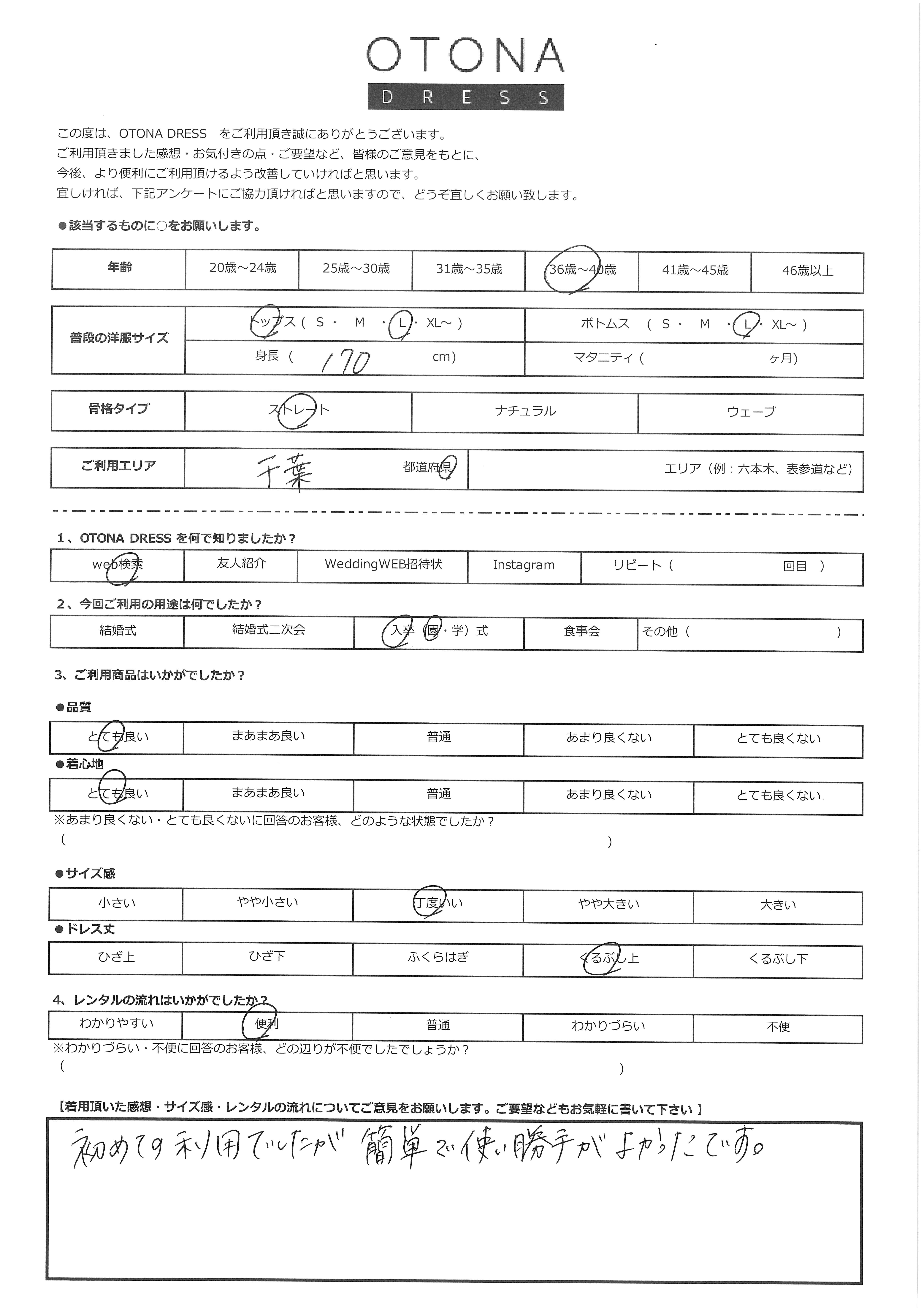 3月13日　入園式ご利用　千葉県エリア｜CL1-465BL-S（4点セット）