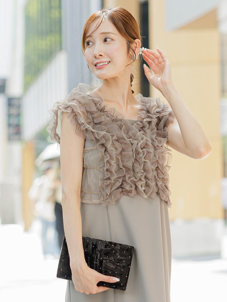 ラインストーン付きベロアバッグ(ブラック)BA058-BL 6