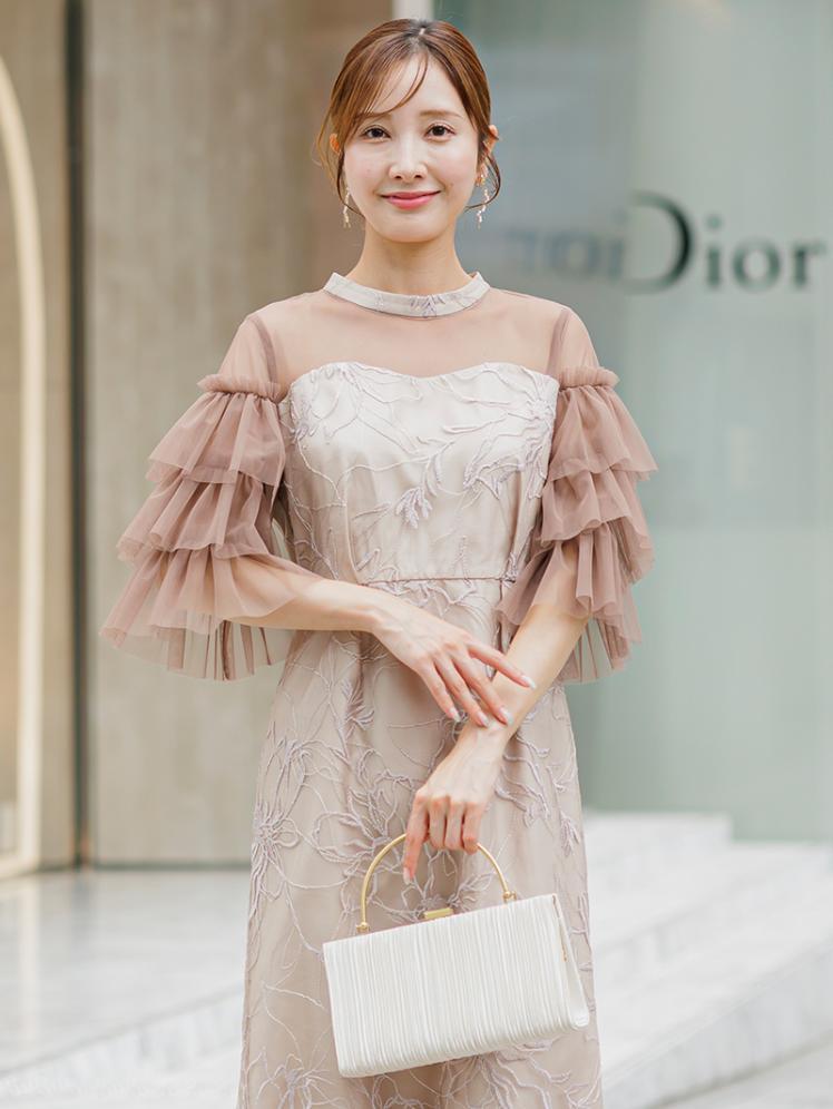 サテンプリーツハンドルバッグ(ベージュ)BA060-BE 6